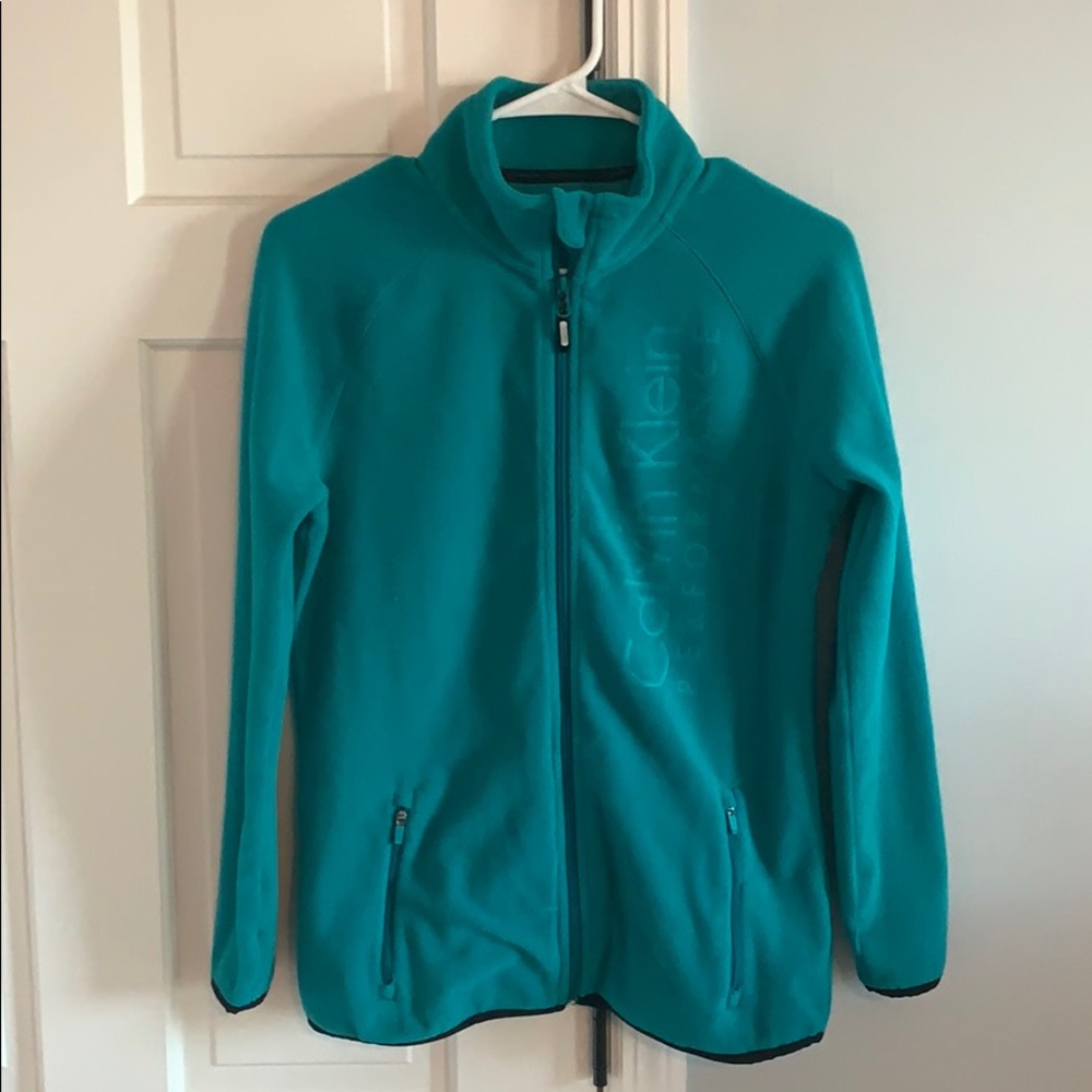 Calvin Klein fleece zip up jacket size M